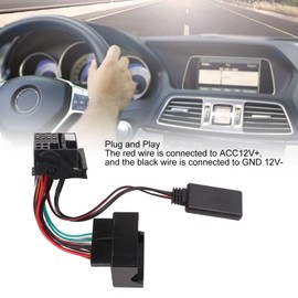 Auto Bluetooth Adapter, Bluetooth 5.0 Radio Aux Kabel 12 Pin Ersatz für W169 W245 W203 W209 W164