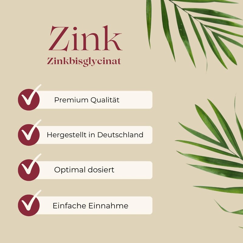 Zinc 5mg Capsules (Vegan) - 180 Zinc Bisglycinate Capsules Root