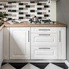 Ravinte 10 Inch Cabinet Handles Matte Black Stainless Steel Kitchen