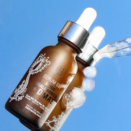 XAMANIA Ácido Hialurónico y DMAE. Serum Facial Reafirmante con Efecto Lifting. 100% Orgánico. Antiarrugas | Antioxidante | Acción Tensora- 30 ml