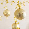 2 Packs Christmas Star Tinsel Garlands Gold Sparkly Tinsel Wire