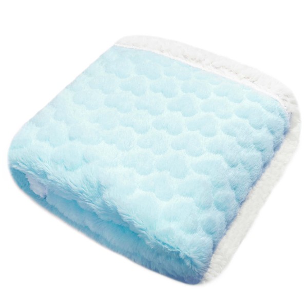 PETHUR Lovely Heart Dog Blankets for Small Dogs, Small Cat