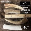 Undisclosed Medium Premium Elk Antler Dog Chew - 4 Pack