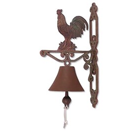 Sunset Vista Designs Painted Cast Iron Bell - Rooster