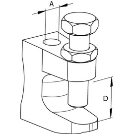 Rigg ATEC Träger M12 Flange Clamp