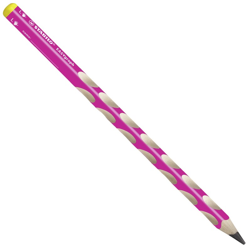 Ergonomic Graphite Pencil - STABILO EASYgraph - Left-Handed - Pack