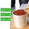 Canape King Pinewood Disposable Cups - Biodegradable Natural Wooden Desert