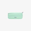 Series 1918 Rectangular Pencil Case with 2 Zips Green MILAN
