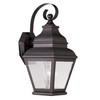 Livex Lighting 2601-07 Exeter 1-Light Outdoor Wall Lantern, Bronze