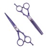 Kit Tijeras Profesionales Estilista Barbero Peluquero Purple Dragon 6 pulgadas
