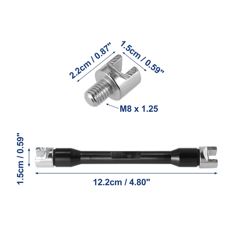 Motoforti 5.0-6.8 Motorcycle Wheel Spoke Wrench Spanner Kit Repair Tool