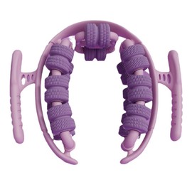 MTSDM Leg Massage Roller, Ring Clip Handheld Muscle Massager Lightweight Muscle Roller, Massager Fitness Equipment 28-Wheel Ring Leg Clamp Stovepipe Deep Tissue Massager for Arms Neck Calves Thighs