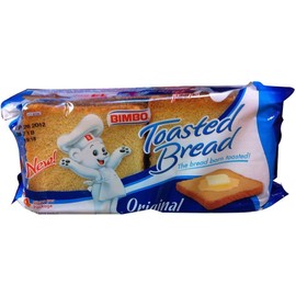 Bimbo Pan Tostado - Pan Blanco  - 14 rebanadas de 7.7 onzas [Paquete de 3]