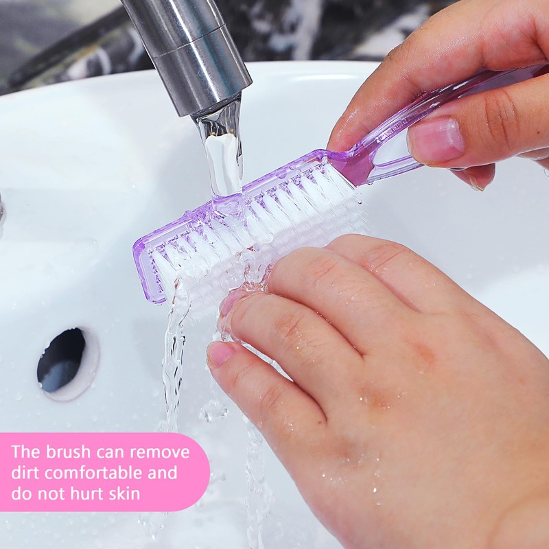 Patelai 15 Pieces Nail Brush Handle Grip for Cleaning Fingernails