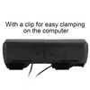 Laptop Soundbar USB Clip Screen Mini Desktop Portable 2.0 Audio