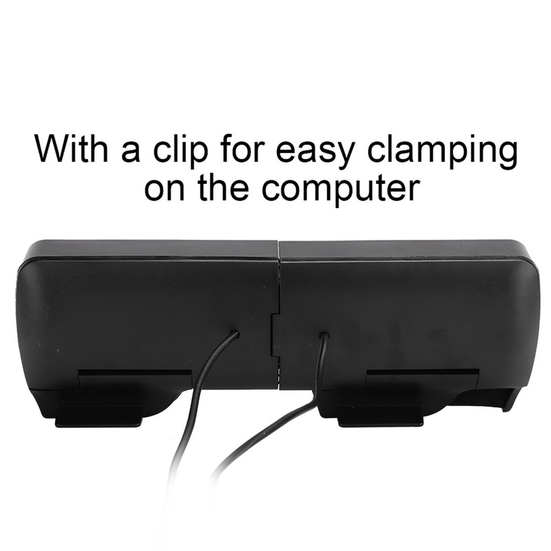 Laptop Soundbar USB Clip Screen Mini Desktop Portable 2.0 Audio