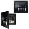 Hidden Gun Storage - Concealment Gun Safes for Pistols, Black