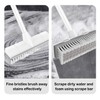 BOOMJOY Floor Scrub Brush with Long Handle, 2 in 1