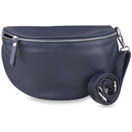 Frentree® Women's Genuine Leather Shoulder Bag, Made in Italy, Crossbody Bag, Shoulder Bag