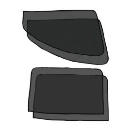 Unbranded Magnetic Car Side Front Rear Window Sun Shade Cover Mesh Shield Protection USA