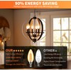 ALAMPEVER Chandelier Light Bulbs,E12 Candelabra Bulb 40 Watt,E12 LED Bulb