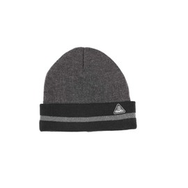 RefrigiWear Men's Frostline Polartec Fleece Lined Acrylic Knit Watch Cap Beanie with Interwoven Reflective Yarn