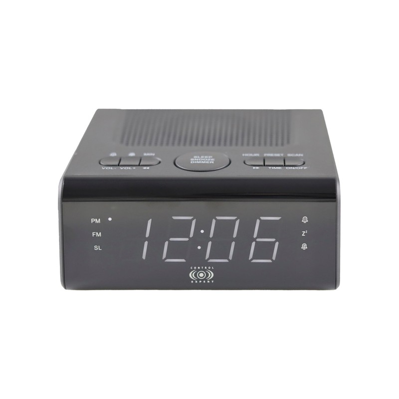 CONTROL EXPERT Reloj Digital Despertador Radio FM Pantalla Led