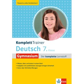 Klett KomplettTrainer Gymnasium Deutsch 7. Klasse: Der komplette Lernstoff mit über 100 Online-Übungen
