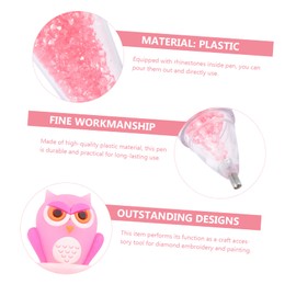 MAGICLULU DIY Handicraft Pen Set 3pcs Rhinestone Sticky Pens with Diamond Dotting Tools for Craft