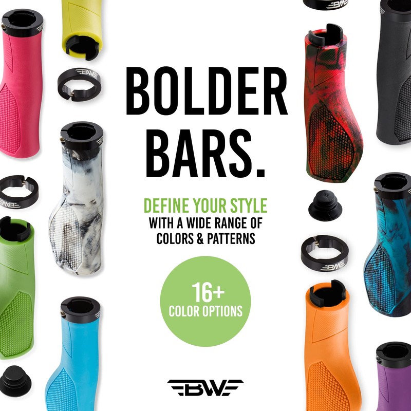 BW USA Ergo-Lock 2.0 Grips – Dual Lock-On MTB Bike