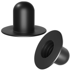 2 pcs Pool Wall Plug Above Ground Swimming Pool Pump Strainer Hole Plug for Intex & Bestway Pools Parts (Black)