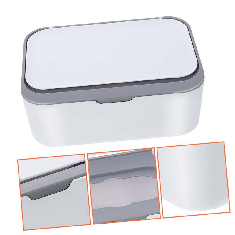 KONTONTY Wet Dry Tissue Box Holder Safe Non-Slip Material Perfect