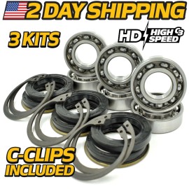 HD Switch (3 Kits) Kubota Spindle Rebuild w/C3 Upgrade 08101-06205 70722-34120 70725-34162