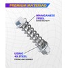 iolory 2PCS Automotive Exhaust Manifold Bolt Kit,M10 M8 Exhaust Bolts