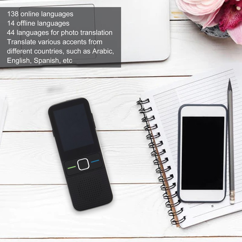 Smart Voice Photo Translator 2 Way Instant 138 Languages Touchscreen
