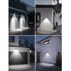 Mrzxy Solar Wall Lights Outdoor Bright Sconce Waterproof LED for