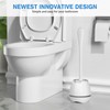 Toilet Brush 2 Pack, Toilet Bowl Brush with Ventilated Holder