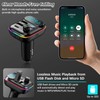 Bluetooth 5.0 Auto FM Transmitter Adapter, PD Typ-C & QC3.0