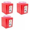 GH medic Bote Recolector Contenedor Punzocortante 1.5l Rpbi Pack C/3