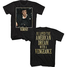 Scarface - Mens Bad Guy T-Shirt, Size: XXXX-Large, Color: Black