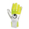 uhlsport Men's Pure Alliance Supergrip+ Gloves, White/Fluo Yellow/Black, 7.5