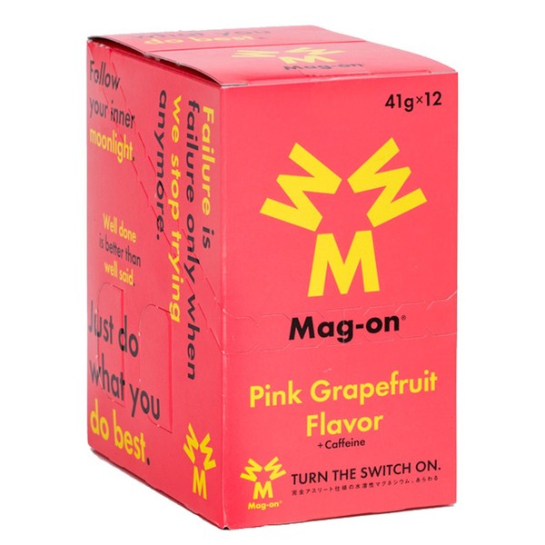Mag-on TW210233 Energy Gel, Pink Grapefruit Flavor, Pack of 12