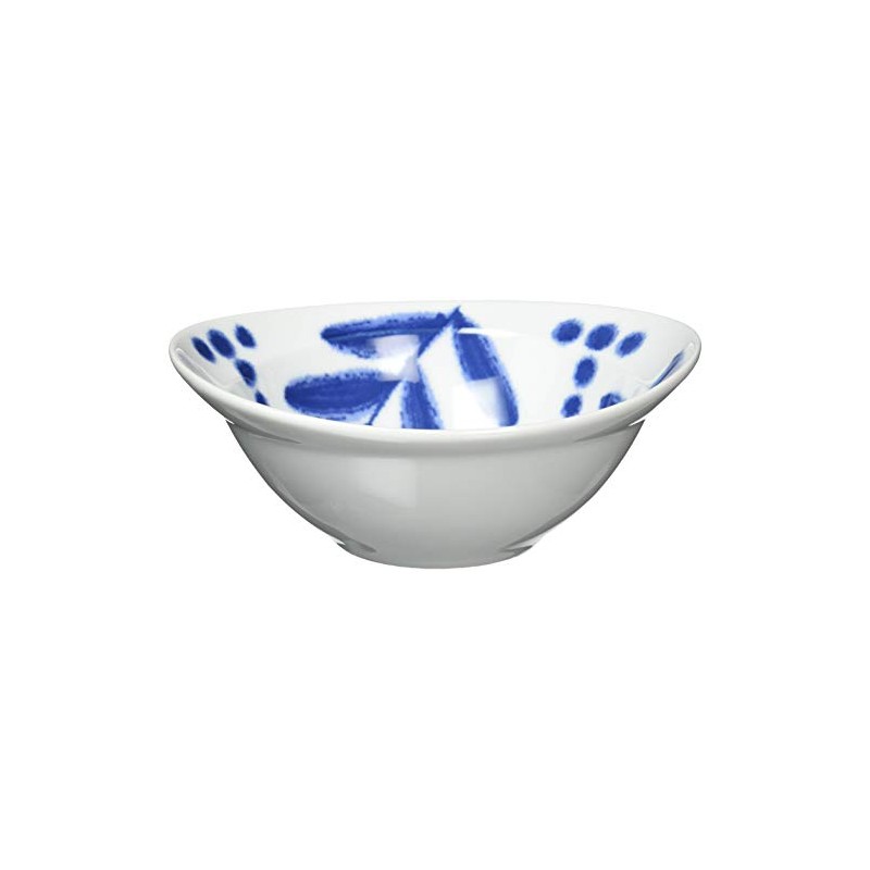 Hasami Ware 14758 Vanilla Rim Bowl (S) Diameter 5.5 inches