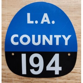 LA COUNTY 194 FIRE HELMET SHIELD