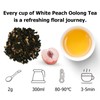 HANFANGLING White Peach Oolong Tea, Refreshing, Caffeine Alternative, Fresh Sweetness