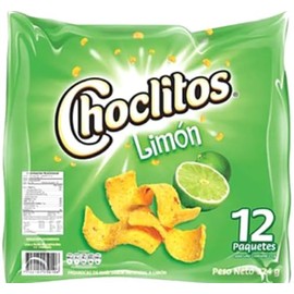 Choclitos Limon Flavored Corn Snacks, 12 Packets, 27 g each