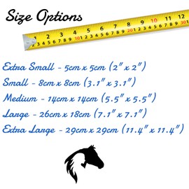 Cute Horse & Girl Fun Waterproof Sticker Decal - Use on Car Bumpers, Laptops, Mirrors, Water Bottles, Scrapbooking, Party Bag Fillers, Animal Gifts, Peel & Stick (1, 5cm x 5cm (2" x 2"))