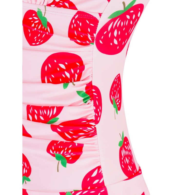 AONTUS Plus Size Swimsuits for Women Tummy Control One Piece