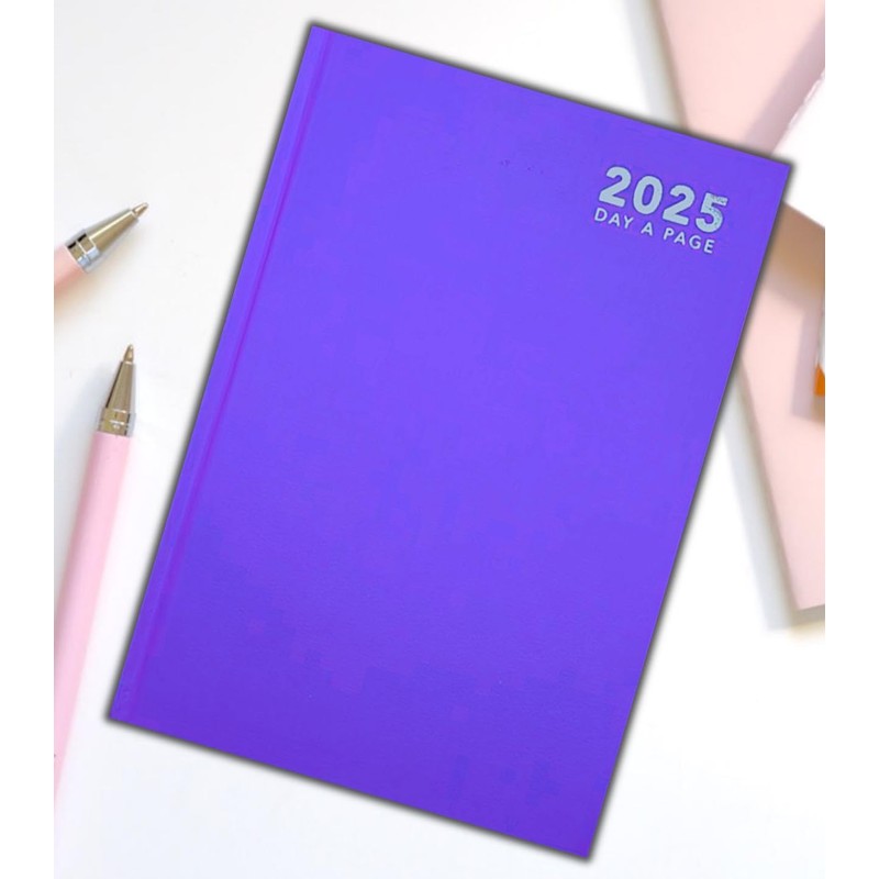2025 Diary A4/A5/A6 Pastel Colour Fashion Diary Week to View,