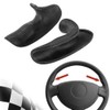 Pair Steering Wheel Rubber Replacement Thumb Grips Fit for Renault